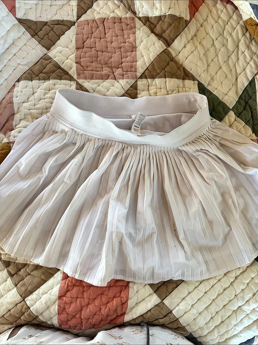Lululemon High-Rise Pleated Tennis Skirt in White
